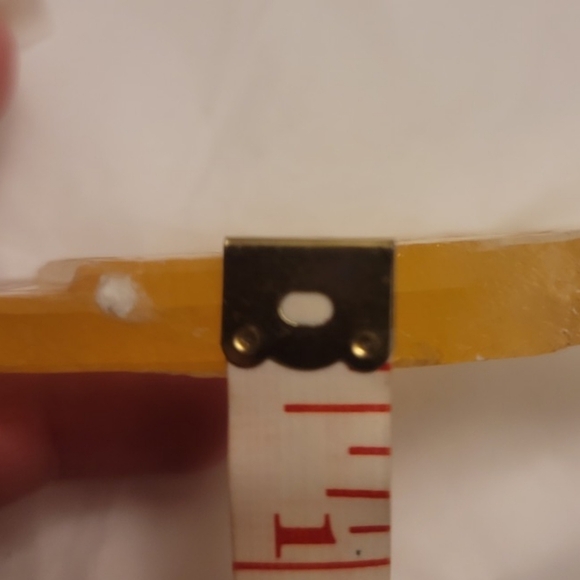 Raw Golden Phantom Selenite Gypsum Crystal Wand Slice With Limonite 0.181lb - Picture 4 of 11